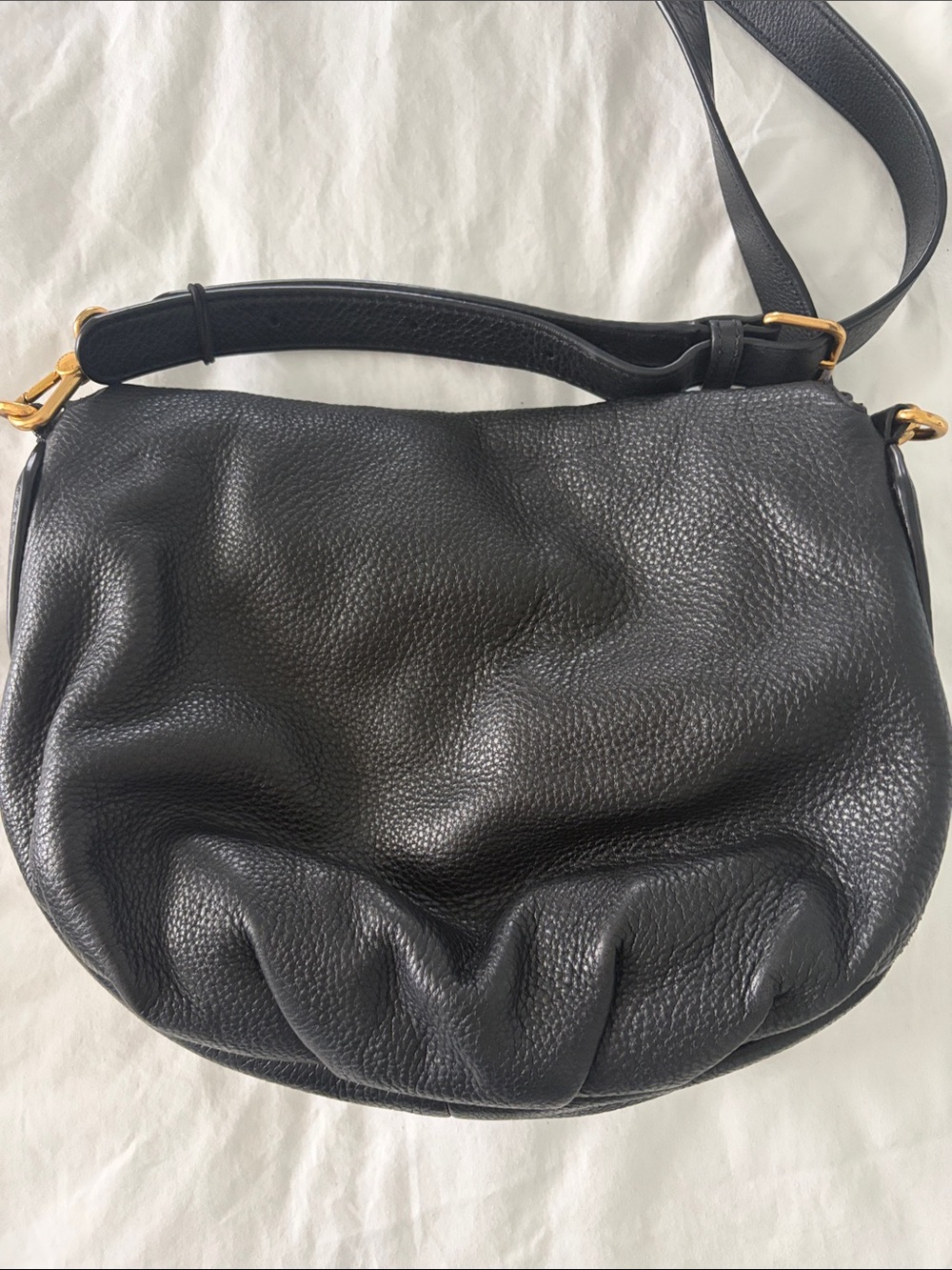 Marc by Marc Jacobs Black Pebbled Leather Crossbody - Picture 2 of 5